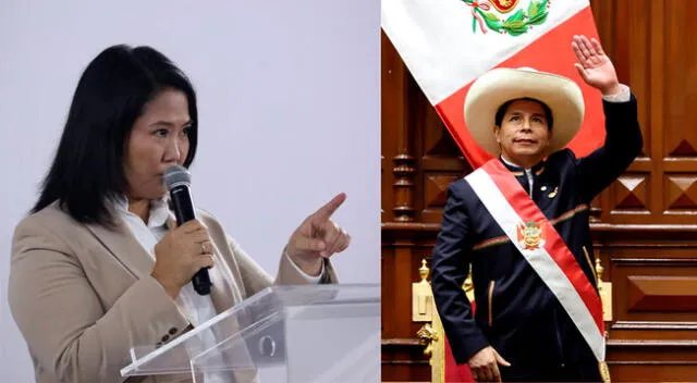 Keiko Fujimori envía duro mensaje a Pedro Castillo