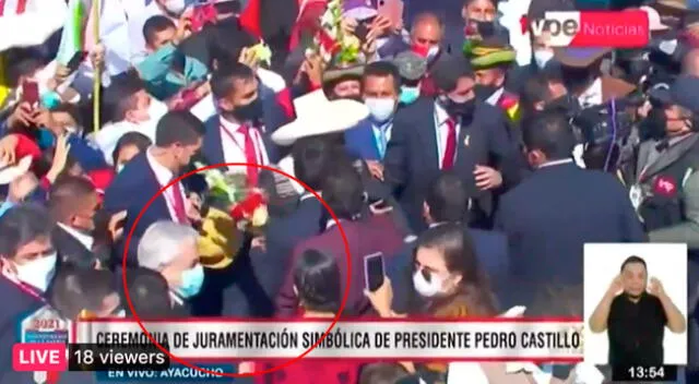 El presidente de Chile acompañó a la lideresa de Juntos por el Perú.