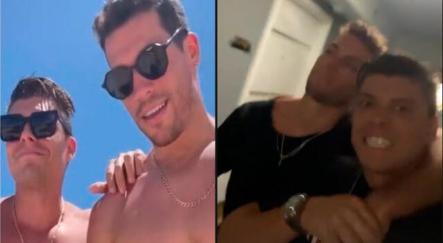 Los chicos reality Ignacio Baladán y Patricio Parodi disfrutan de unas cortas vacaciones en Miami.