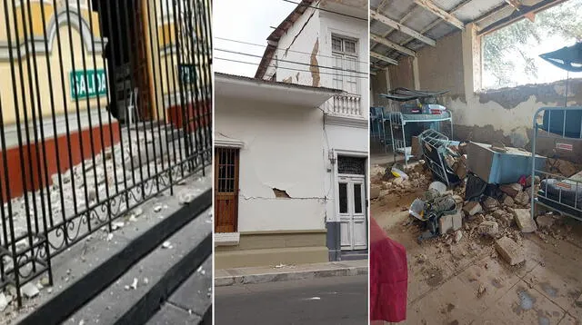 El fuerte sismo se registró a las 12.10 p.m. en Piura. Foto: Composición el Popular/Twitter