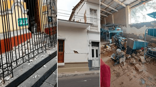 Sismo de 6.1 dejó fuertes daños en Piura