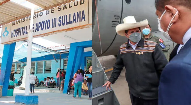 Pedro Castillo acudió al hospital de Sullana