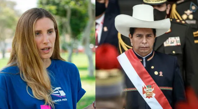 Adriana Tudela busca la vacancia presidencial de Pedro Castillo