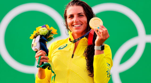 La atleta ganó medalla de bronce tras su participación en los JJ.OO. Tokio 2020.
