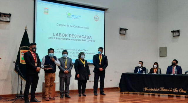 Juan Pablo Fernández, administrador del Huaralino, fue condecorado por unirse en la lucha contra la pandemia al ceder las instalaciones sin costo alguno a la Diris Lima Norte.