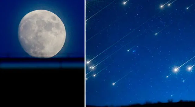 Luna azul y lluvia de estrellas Perseidas se podrán ver en el mes de agosto