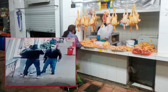 Ladrones asaltaron a trabajador de venta de pollos.