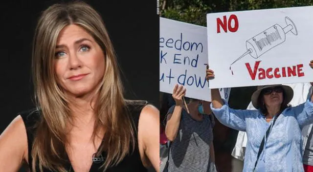Jennifer Aniston revela que se alejó de sus amigos que no quieren vacunarse contra la COVID-19