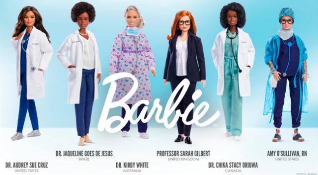 Con más de 200 carreras, Barbie continúa celebrando los modelos a seguir.