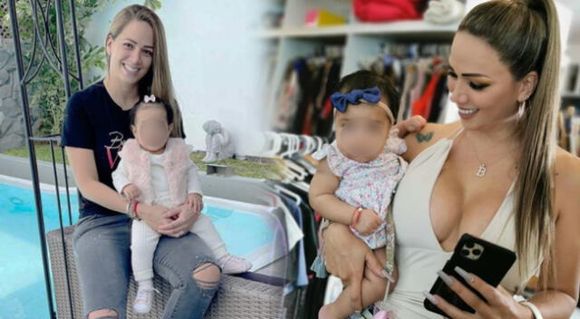 La influencer Samahara Lobatón reveló que su madre siempre engríe a su bebé.