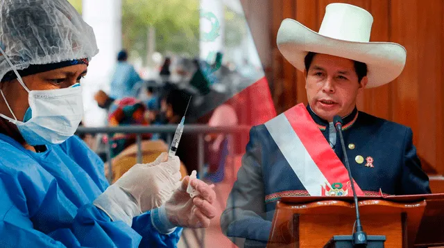 Este viernes 6 de agosto el presidente del Perú, Pedro Castillo recibirá su primera dosis contra la COVID-19
