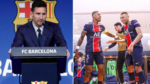 Lionel Messi podría jugar en el PSG en la temporada 2021/2022. Foto: EFE/Composición