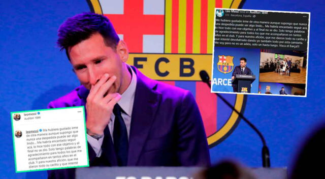 Lionel Messi agotó todos los medios para decirlo adiós al Barcelona.