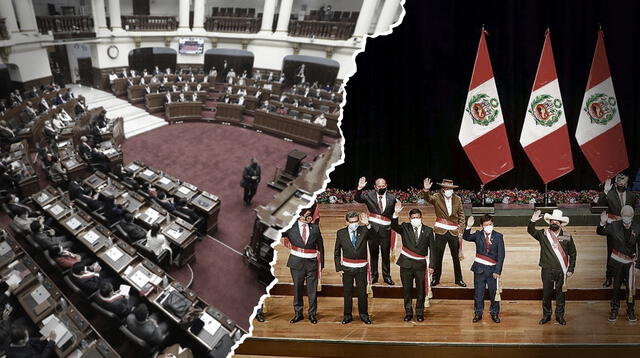 El gabinete ministerial de Pedro Castillo juró los días 29 y 30 de julio. Foto: composición/La República