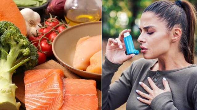 Entérate qué alimentos debes comer y evitar si padeces de asma.