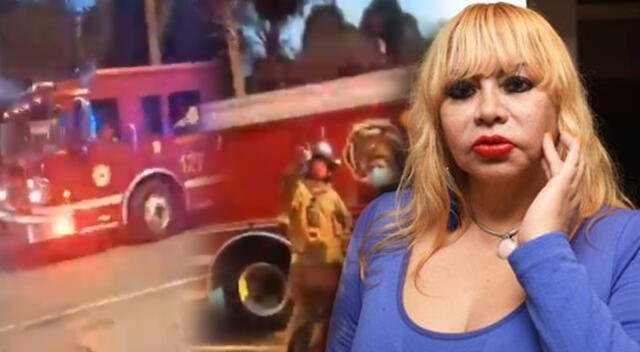 Susy Díaz culpa a su inquilino por incendio en su casa de Salamanca.