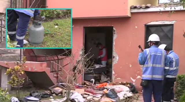 Un herido de gravedad dejó la explosión en vivienda de Surco.
