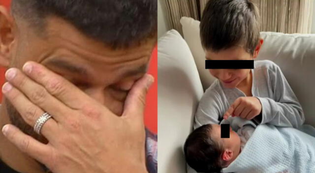 Yaco Eskenazi se conmovió al ver la primera fotografía de sus dos hijos con Natalie Vértiz, y no pudo aguantar las lágrimas.