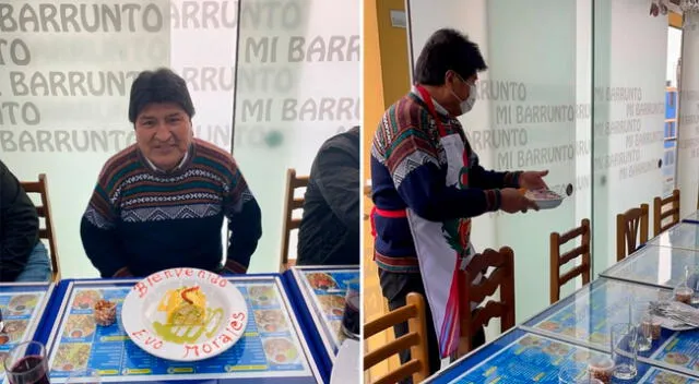 Evo Morales compartió su visita a Perú en redes sociales.