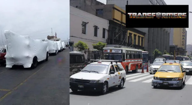 Vehículos de Transformers llegaron al Perú y causan revuelo en las redes sociales.