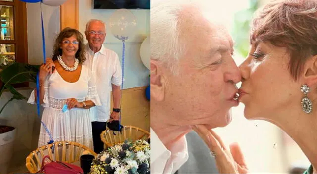 La pareja peruana se dio el primer sí en una boda civil el 16 de agosto de 1976, en 2016 se casaron por la Iglesia.