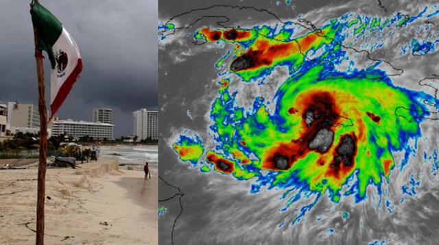 México ha emitido alertas en Yucatán, desde Cancún hasta Punta Herrero, incluido Cozumel.