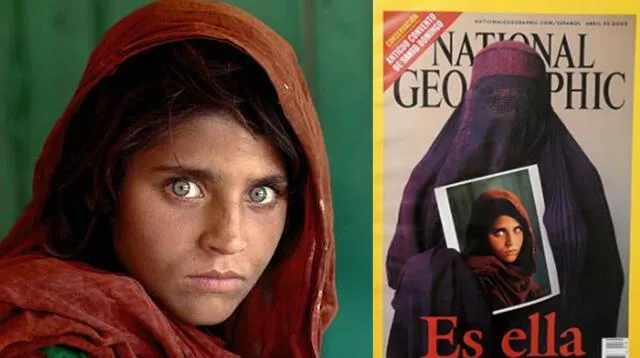 Conoce la historia de  Sharbat Gula que se hizo conocida a nivel mundial a la edad de 12 años.