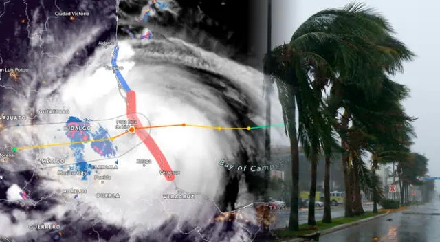 El huracán Grace de categoría 3 en la escala Saffir-Simpson tocó tierra.