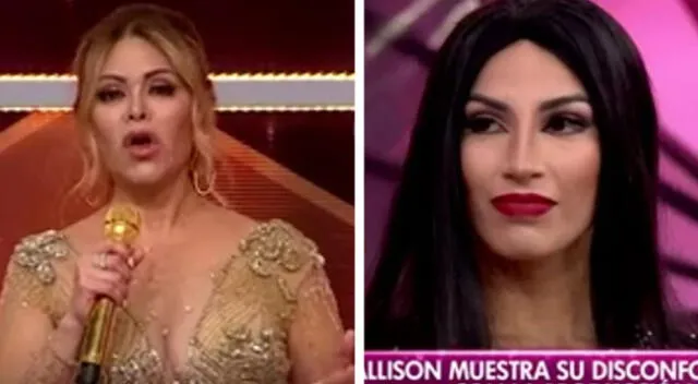 Gisela Valcárcel le pregunata Allison porque no se fue del programa.