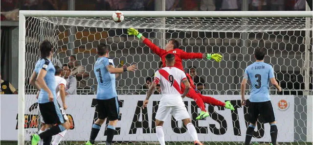 Perú derrotó 2-1 a Uruguay  por las clasificatorias al Mundial Rusia 2018.