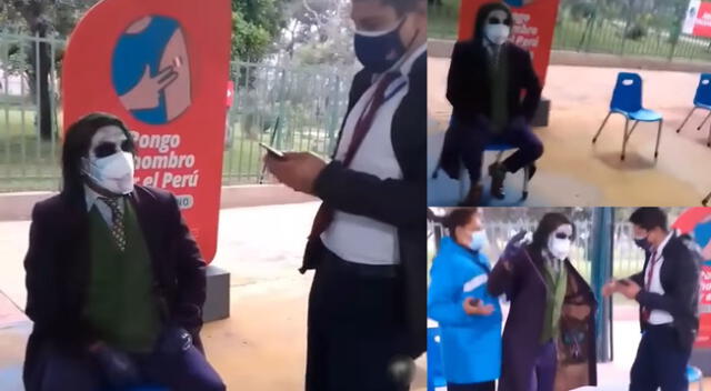 Peculiar video del joven vestido de ‘Wason’ se hizo viral en las redes sociales.