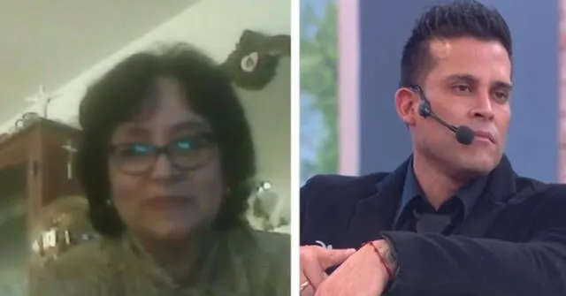 Christian Domínguez fue expuesto por su madre en pleno programa en vivo.
