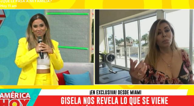 Gisela Valcárcel se conecta con América Hoy desde Miami.