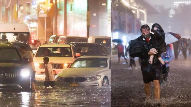 Nueva York vive una crítica situación debido a las intensas lluvias provocadas por el huracán Ida.