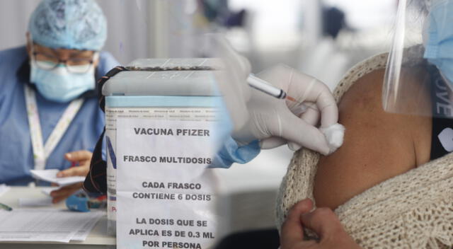 El Minsa tiene como meta vacunar al 50 % de población hasta fines de setiembre.