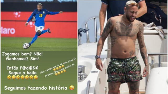 Usuarios en redes sociales laman gordo a Neymar y el brasileño estalla con contundente respuesta.
