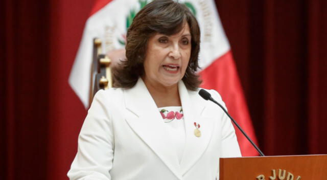 Dina Boluarte, primera vicepresidenta de la República y actual ministra de Desarrollo e Inclusión Social.