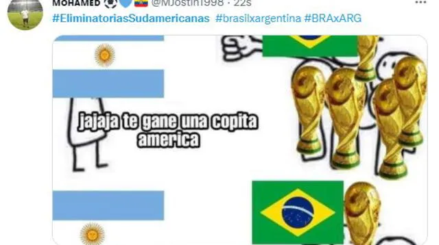 Escándalo en Brasil vs. Selección Argentina: los mejores memes que circulan en las redes sociales