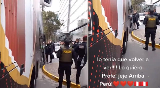 Peculiar video del hincha de la selección peruana se hizo viral en las redes sociales.