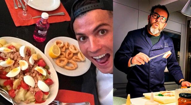 Giorgio Barone chef de Cristiano desnuda sus debilidades alimenticias
