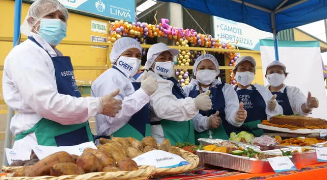 Municipalidad de Lima organiza festival del camote en el Gran Mercado Mayorista