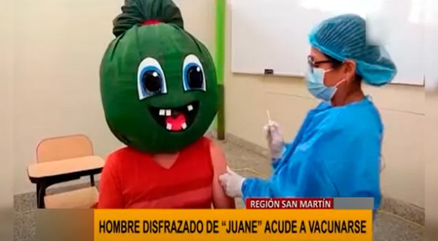 El singular atuendo de Juane se hizo viral en YouTube.