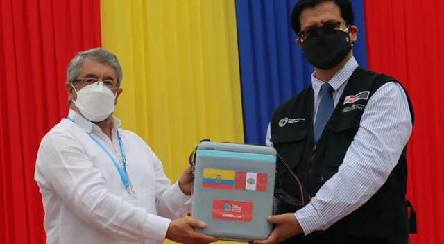 Perú y Ecuador lanzan campaña binacional de vacunación contra la COVID-19 en Tumbes