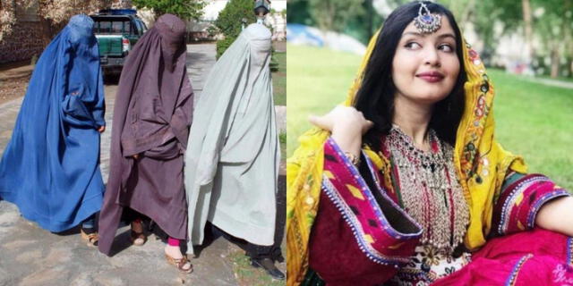 “No es parte de nuestra cultura”: afganas protestan por vestimenta impuesta por talibanes. Foto: EFE