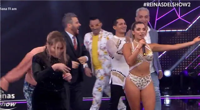 Gabriela Herrera pone a bailar a todos en Reinas del show.