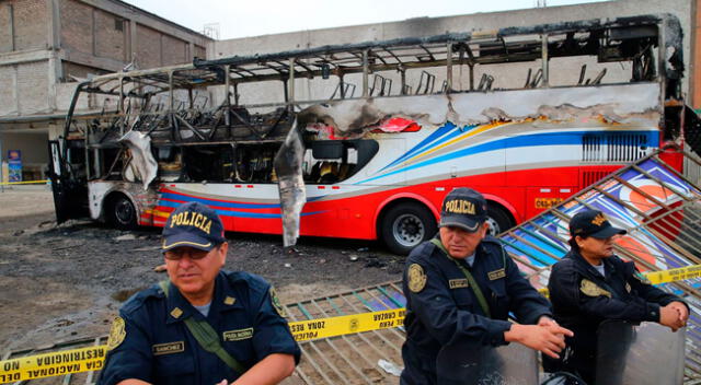 Fueron 17 las víctimas mortales que dejó el incendio en el bus de la empresa Sajy, el pasado 31 de marzo de 2019.