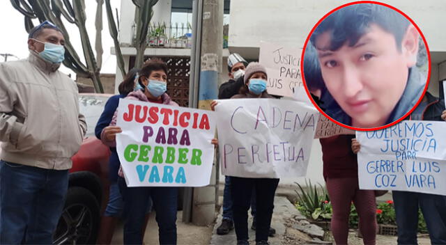 Familiares exigen justicia para Herbert Coz Vara.