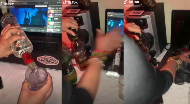 Peculiar video del joven se hizo viral en las redes sociales.