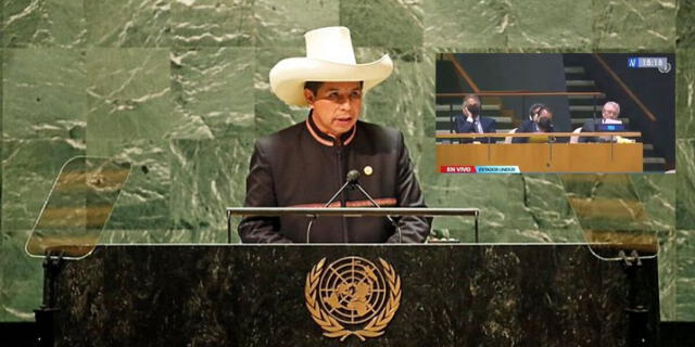 Mal. Secretario de Palacio de Gobierno se quedó dormido durante discurso de Pedro Castillo en la ONU.