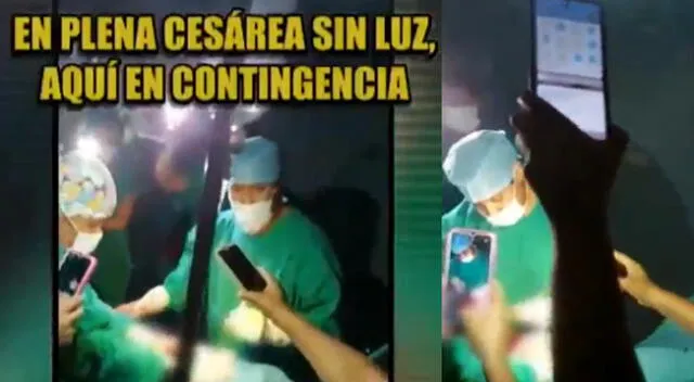 Tingo María: médicos atienden parto usando luz de sus celulares tras falta de energía eléctrica